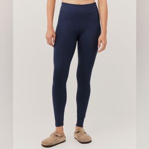 Pact organic cotton leggings, navy blue, XL